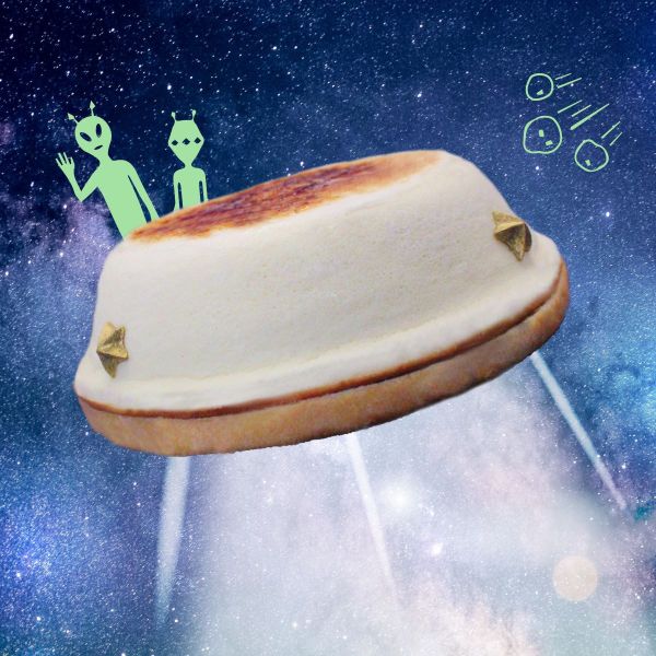 UFO天空乳酪－烤焦糖乳酪蛋糕（6吋） 