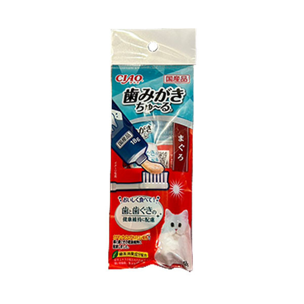 【CIAO】貓咪口齒清潔牙膏CS-160鮪魚口味 