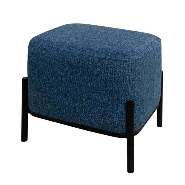 維克布面小方凳-寶石藍 Hampton,漢汀堡,方型椅凳,矮凳,小椅子,小資族