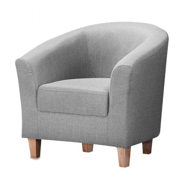 莫里斯布面休閒椅-石頭灰 Hampton,漢汀堡,單人沙發,休閒椅,主人椅,單人椅,單人沙發椅