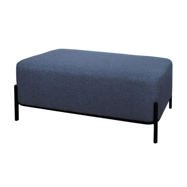 維克布面沙發長凳-寶石藍 Hampton,漢汀堡,方型椅凳,矮凳,小椅子,小資族