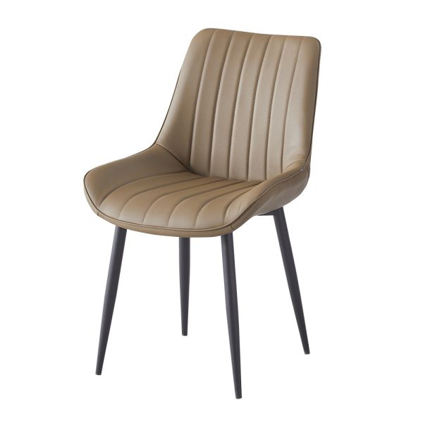奈特皮面餐椅(2入)-核桃色 Hampton,漢汀堡,餐椅,休閒椅,造型椅,椅子