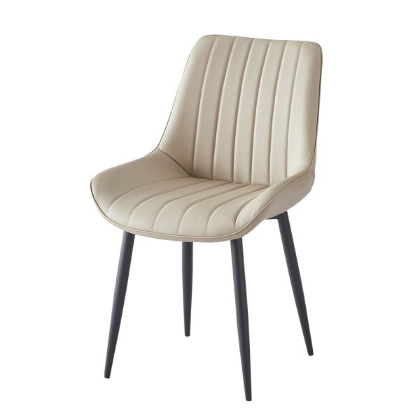 奈特皮面餐椅(2入)-奶茶色 Hampton,漢汀堡,餐椅,休閒椅,造型椅,椅子