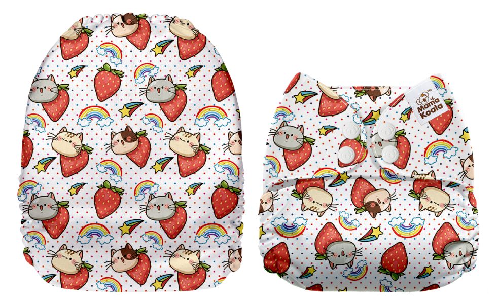 草莓貓 環保尿布,布尿布,mk,尿布特價,便宜尿布,省錢尿布