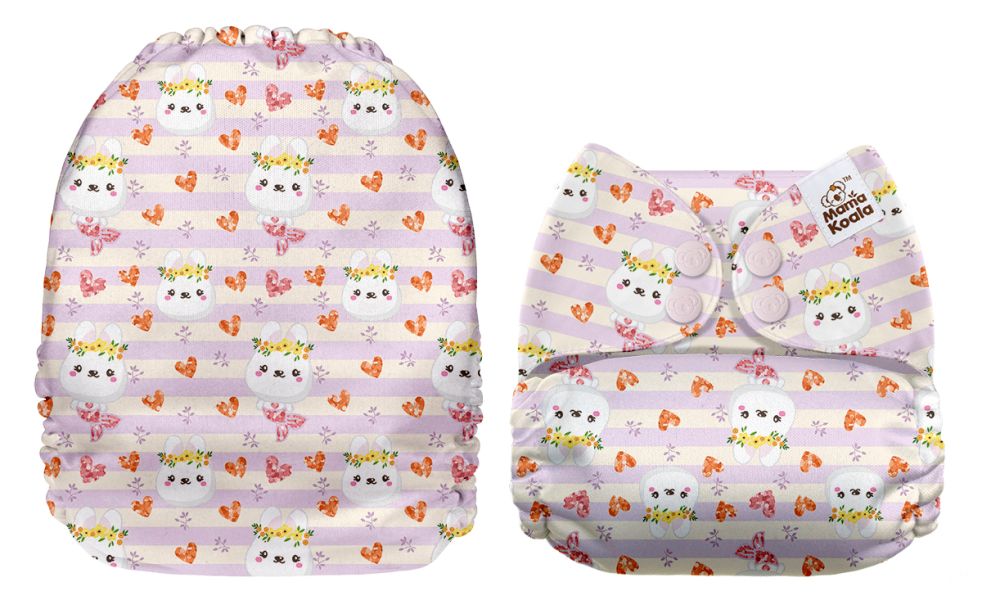 紫色兔兔 環保尿布,布尿布,mk,尿布特價,便宜尿布,省錢尿布