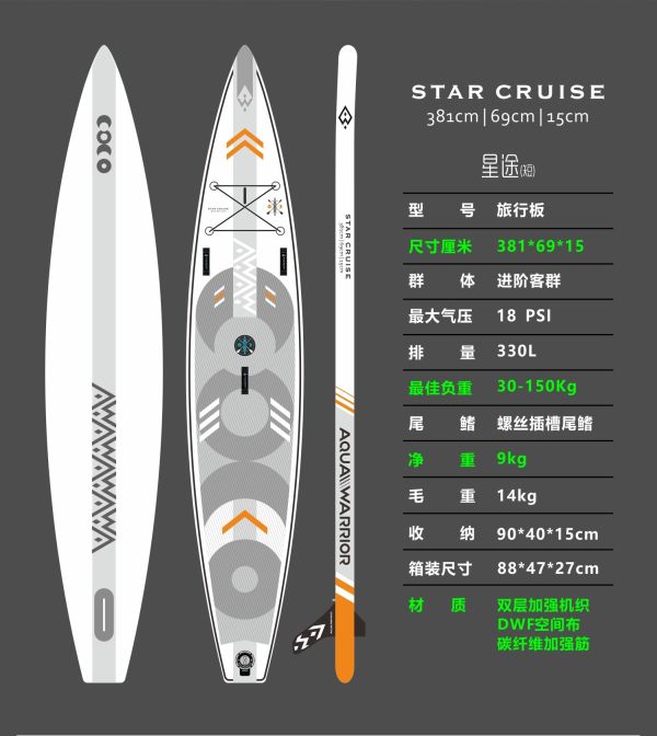 AquaWarrior Star Cruise 星途 StarCruise,AquaWarrior,suptw,巡航板,sup巡航板,suptw