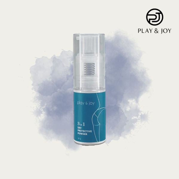 Play&Joy - 三合一乾爽防護噴粉（噴噴小藍）15g play&joy,私密保養,抗菌,殺菌,防護,尿道炎,做愛防護