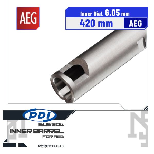 PDI 不鏽鋼 AEG 6.05 mm 精密內管 (420 mm) PDI,不鏽鋼,AEG,6.05 mm,精密內管,420 mm