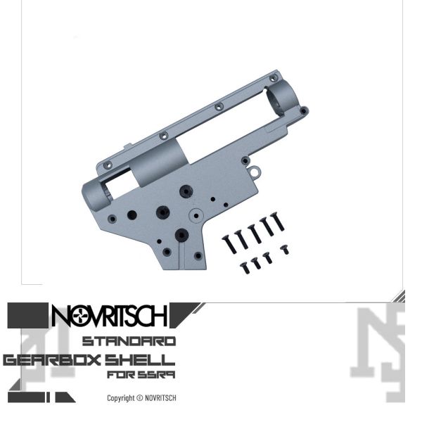 NOVRITSCH The SSR9 齒輪箱外殼 NOVRITSCH,SSR9,電動槍,AEG,6mm,9mm,AR9,PDW,齒輪箱,外殼