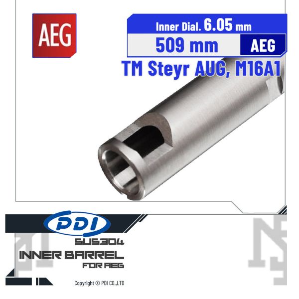 PDI 不鏽鋼 AEG 6.05 mm 精密內管 (509 mm) PDI,不鏽鋼,AEG,6.05 mm,精密內管,509 mm