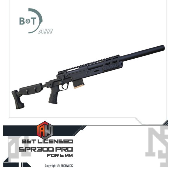ARCHWICK B&T 授權 手拉空氣狙擊步槍 SPR300 PRO (黑色) ARCHWICK,B&T,授權,手拉,空氣,狙擊步槍,SPR300 PRO,黑色