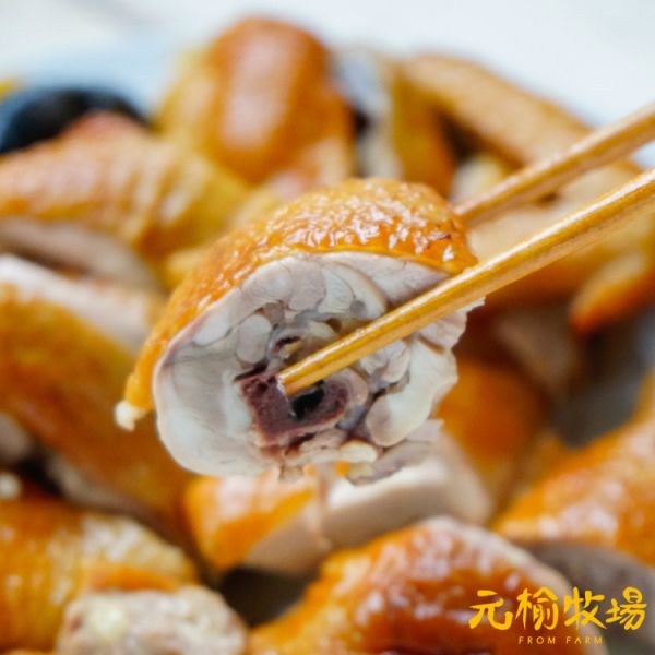 元榆煙燻甘蔗雞(土雞)-全雞不切/1500g 