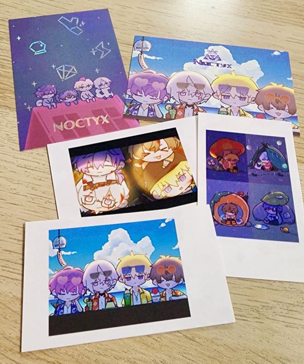 Noctyx Cards Set　／Nijisanji-EN／VTuber　Goods　BY：Yumi 
