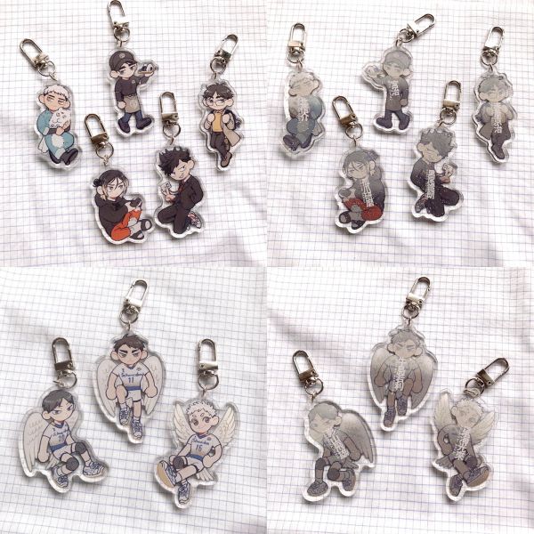 【PRE-SALE】HQ Endding Outfit Acrylic Charms　／Haikyu!!　Goods　BY：muto! 