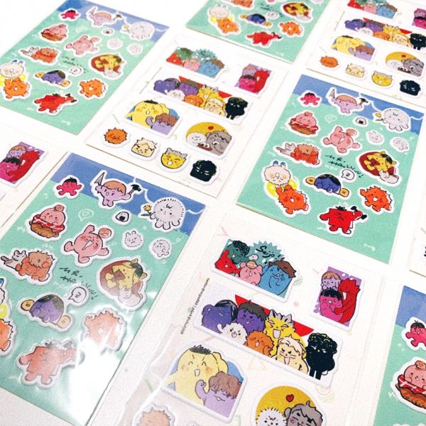 Mr. Haikyu Puffy Stickers　／Haikyu!!　Goods　BY：米乓 