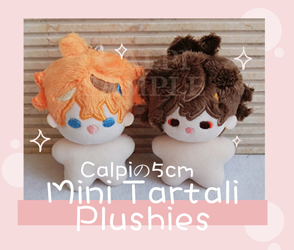 Tartali 5cm mini plushies, doll clothes and display bags　／Genshin Impact　Tartali　Goods　BY：一雙卡比想吃肉（Calpi） 