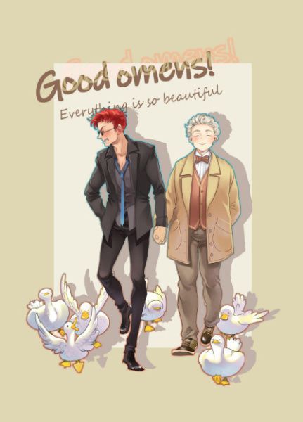 《Goodomens》　／Good Omens　Ineffablehusbands　Comic　BY：傷心小眼睛（跑跑卡丁車） 