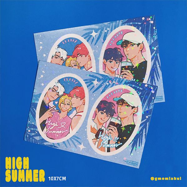 《HIGH SUMMER》 sticker　／PLAVE／VTuber　Goods　BY：AKUI 