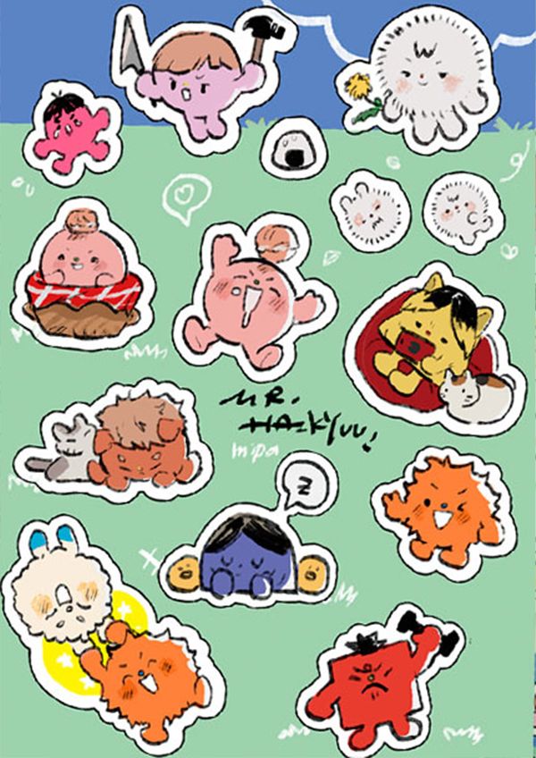 Mr. Haikyu Puffy Stickers　／Haikyu!!　Goods　BY：米乓 