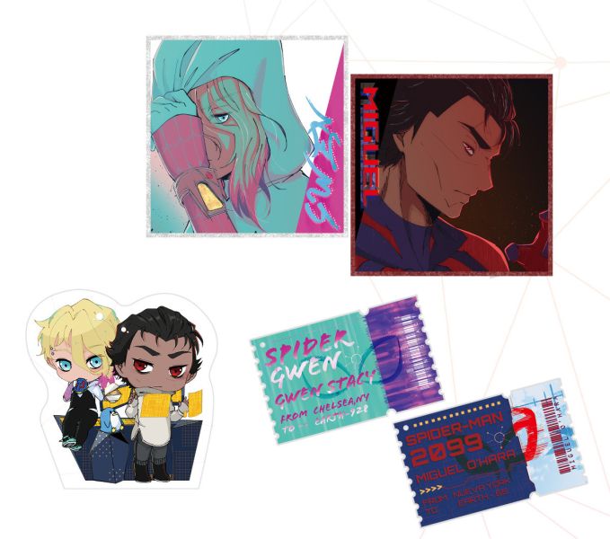 【PRE-SALE CLOSED】Gwen Stacy/Miguel O'Hara Goods　／Spider-Man: Across the Spider-Verse　Gwen Stacy/Miguel O'Hara　Goods　BY：TSUJI（Nothing Special.） 