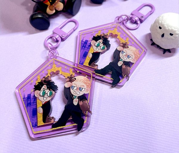 Drarry Chocolate Frog Charm　／Harry Potter　Drarry　Goods　BY：香貓泥 
