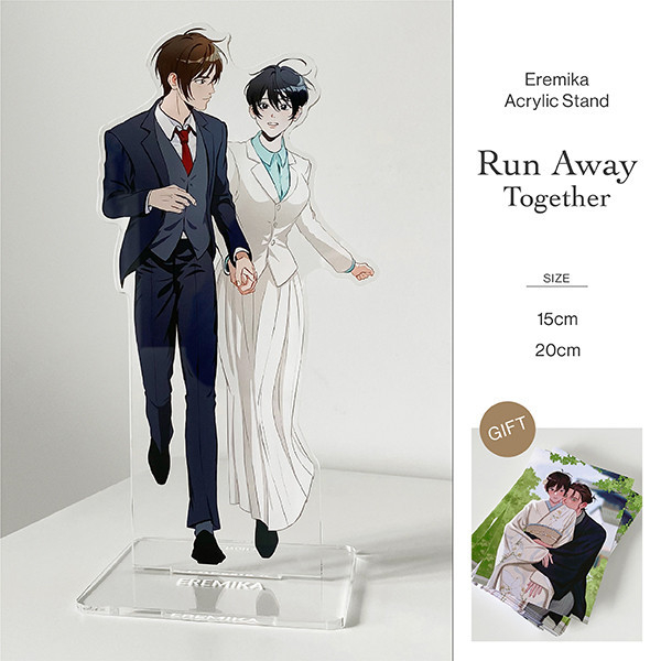 《Run Away Together》Acrylic Stand　／Attack on Titan　Eren/Mikasa　Goods　BY：CHOYI 