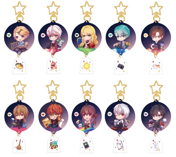 MM Princes Acrylic Charms　／Mystic Messenger　Peripherals　BY：貓御子 
