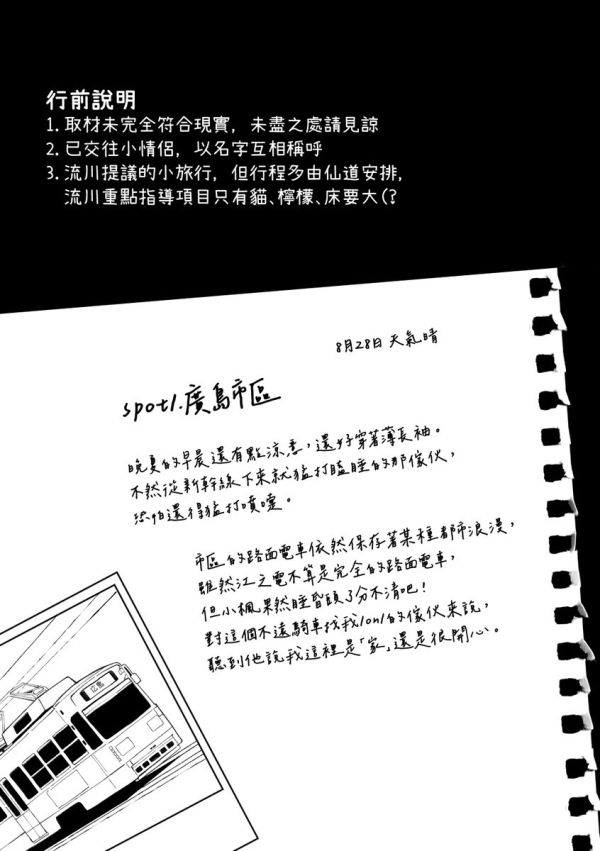 《HIROSHIMA SLOW TRIP》　／灌籃高手　仙流　漫本　BY：皮鵝 