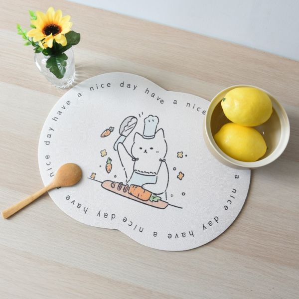 【讓用餐更美味有趣】可愛小貓餐桌墊 