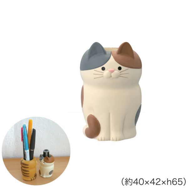 【萌度滿分】日系貓咪辦公文具小擺件*三件組* 