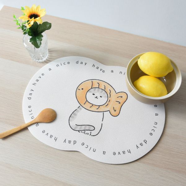 【讓用餐更美味有趣】可愛小貓餐桌墊 