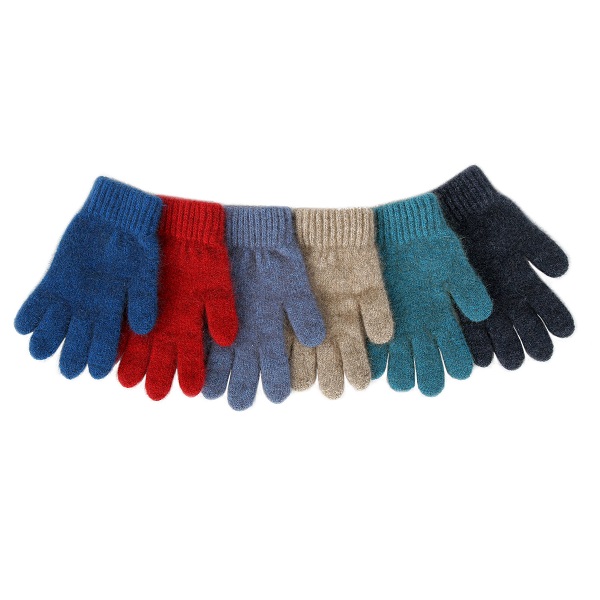兒童保暖手套紐西蘭貂毛羊毛手套亮藍(潟湖藍) 保暖,保暖手套,羊毛手套,保暖手套,兒童 保暖 手套, 