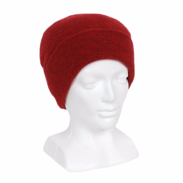 深紅100%紐西蘭純美麗諾羊毛帽 雙層純羊毛保暖帽登山帽男用女用 羊毛帽,保暖帽,登山帽,保暖帽推薦