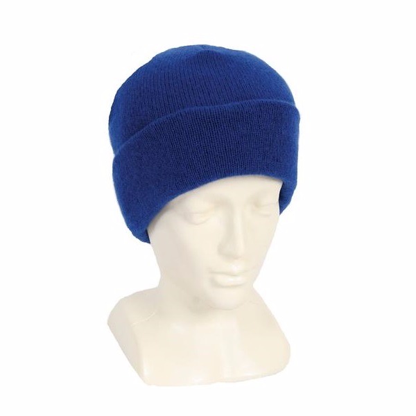 寶藍100%紐西蘭純美麗諾羊毛帽 雙層純羊毛保暖帽登山帽男用女用 羊毛帽,保暖帽,登山帽,毛線帽