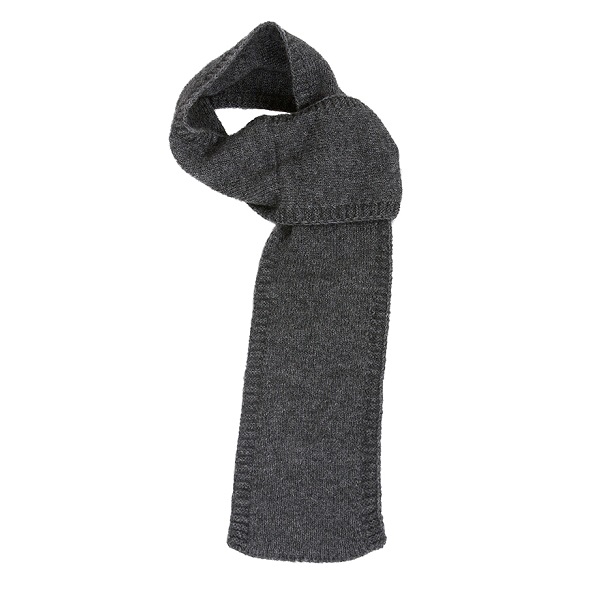 【炭灰色】紐西蘭貂毛羊毛圍巾(窄版12公分) 輕巧保暖圍巾懶人圍巾-男用女用 圍巾,保暖圍巾,羊毛圍巾,保暖,羊毛