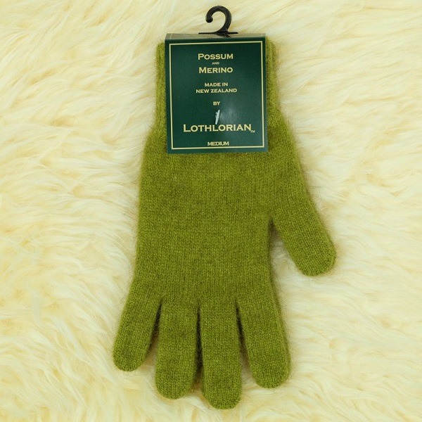 【橄欖綠】紐西蘭貂毛羊毛手套保暖手套 高保溫輕量男用手套女用手套 羊毛手套,保暖手套,防寒手套,手套男,手套女