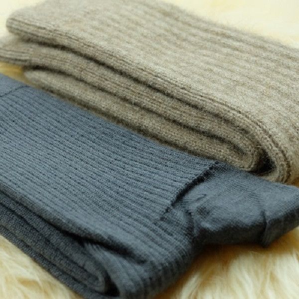 奶茶色紐西蘭貂毛羊毛襪*柔暖超質感休閒襪 保暖襪,毛襪,羊毛襪,保暖羊毛襪