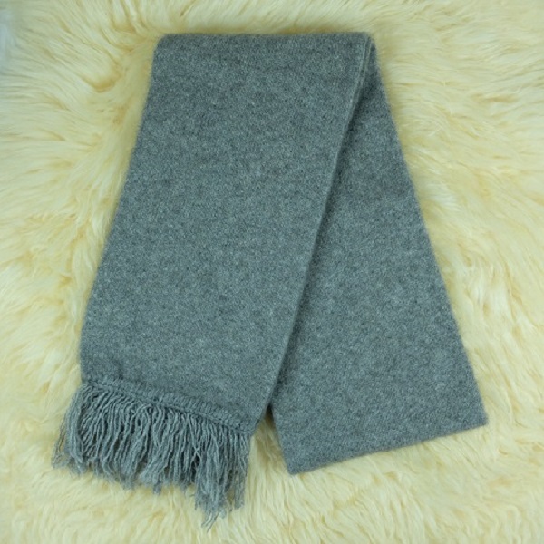 【銀灰】雙層紐西蘭貂毛羊毛圍巾 男用女用保暖圍巾 圍巾,保暖,羊毛,保暖圍巾,羊毛圍巾
