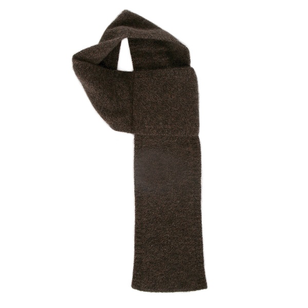 【棕褐色】紐西蘭貂毛羊毛圍巾(窄版12公分) 輕巧保暖圍巾懶人圍巾-男用女用 圍巾,保暖圍巾,羊毛圍巾,保暖,羊毛