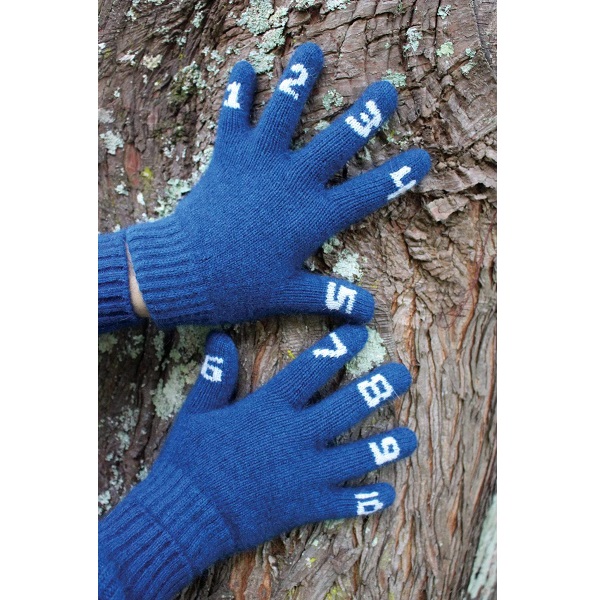 (潟湖藍)兒童數字手套紐西蘭貂毛羊毛保暖手套 保暖,保暖手套,羊毛手套,保暖手套,兒童 保暖 手套,