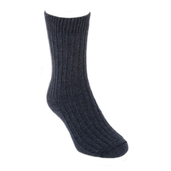 紐西蘭貂毛羊毛襪*柔暖超質感休閒襪_丹寧藍色 保暖襪,毛襪,羊毛襪,保暖羊毛襪