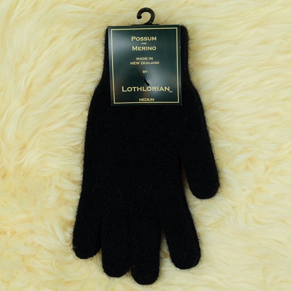 【黑色】紐西蘭貂毛羊毛手套保暖手套 高保溫輕量男用手套女用手套 羊毛手套,保暖手套,防寒手套,手套男,手套女