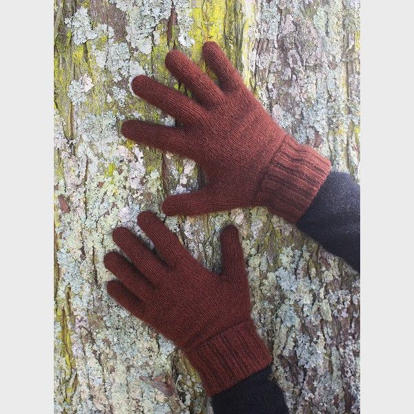 棕色可反摺紐西蘭貂毛羊毛手套保暖長手套 保暖手套,袖套,羊毛手套,