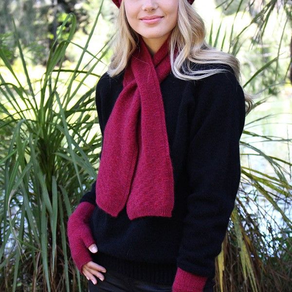 桃紅色單層薄款織紋紐西蘭貂毛羊毛圍巾 圍巾,保暖圍巾,羊毛圍巾,保暖,羊毛