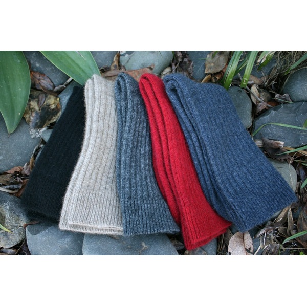深紅色紐西蘭貂毛羊毛襪*柔暖超質感休閒襪 保暖襪,毛襪,羊毛襪,保暖羊毛襪