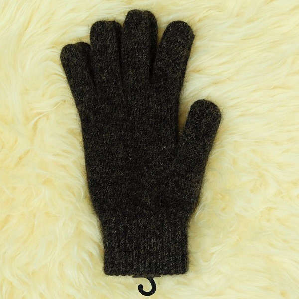 【棕褐】紐西蘭貂毛羊毛手套保暖手套 高保溫輕量男用手套女用手套 羊毛手套,保暖手套,防寒手套,手套男,手套女