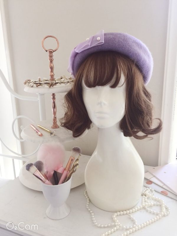 Cutie Patootie Beret 可愛立體貝蕾帽-多色 Beret, 貝蕾帽, 可愛帽子, 冬季帽子, 毛帽, 蘿莉塔帽, 蘿莉塔時尚, 蘿莉塔貝蕾帽