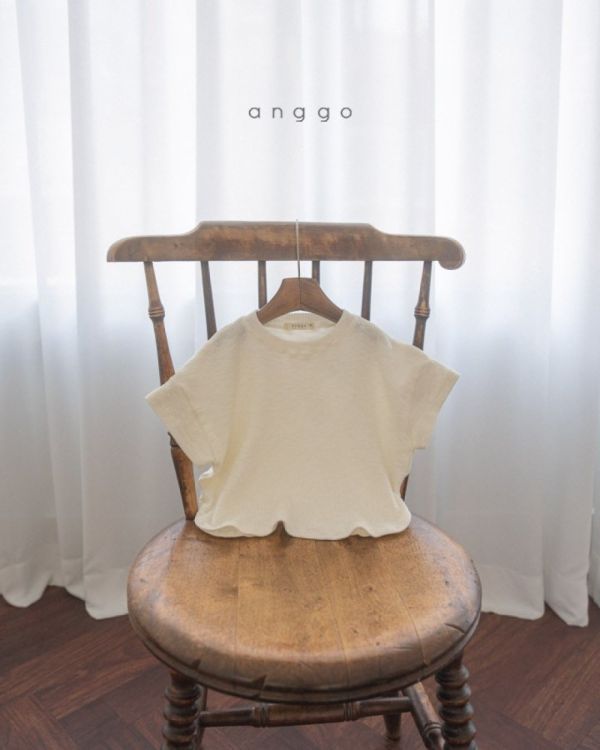 Anggo ｜百搭寬口肩袖T恤｜2色 