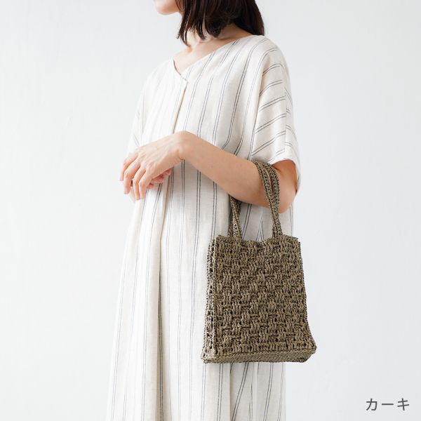 材料包 ☽ Hara Wool 日本原裝 鬆餅紙線方提包 ◍ 3色 