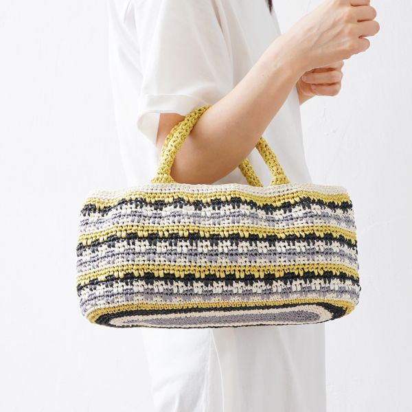 材料包 ☽ Hara Wool 日本原裝 4色橫條配色紙線包 